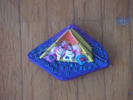 Diddl Magnet  Diddl mit Diddlina im Zelt