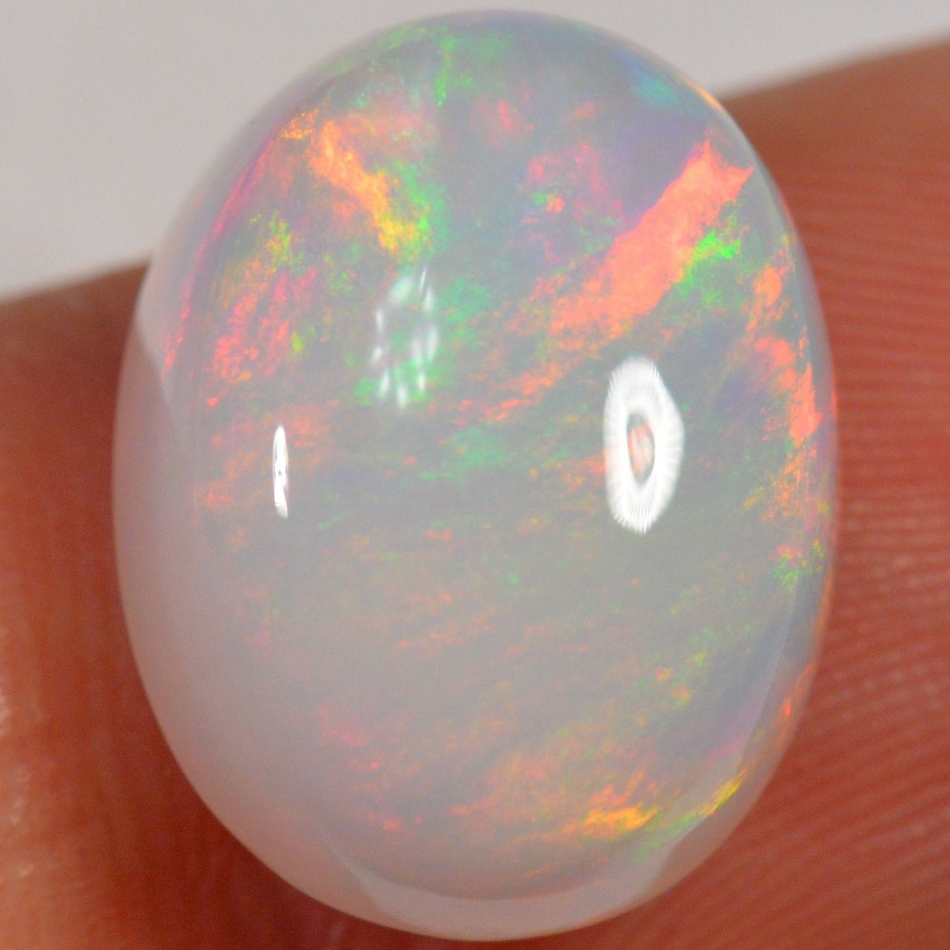 Pietre preziose: 9.2 Karat - Heller Ovaler Äthiopischer Welo Opal – Nuovo (secondo la descrizione) da Rüti ZH venduto da DeinOpal 1