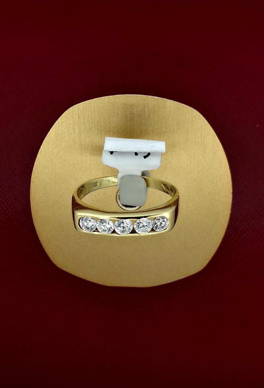 Ringe: 18 k Goldring mit Kanalfassung – Gebraucht aus Zürich von Juwelier_Stauffacher 1