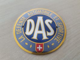 DAS Automobil Schild, "Défense Automobile et Sportive" Ø 7cm