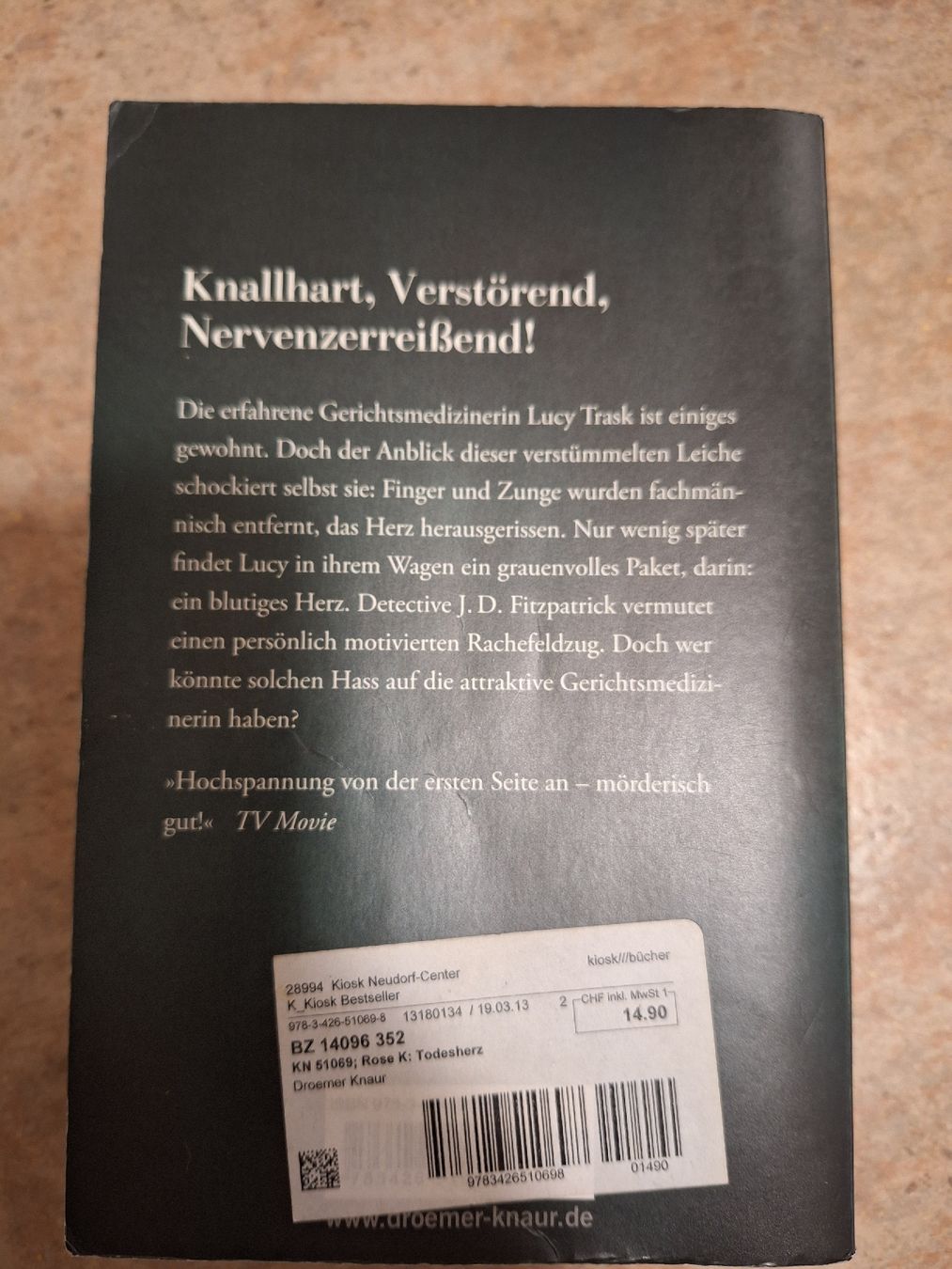 Libri: Karen Rose Todesherz – Usato da Samstagern venduto da Luzern92 1