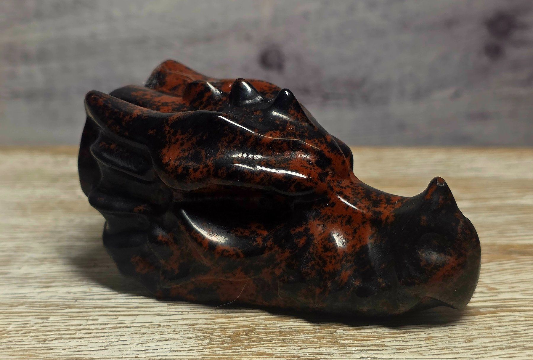 Minerali & Pietre curative: Roter Obsidian Drachenkopf 161g – Nuovo e nell'imballaggio originale da Matzingen venduto da Shay_Crystalz 1