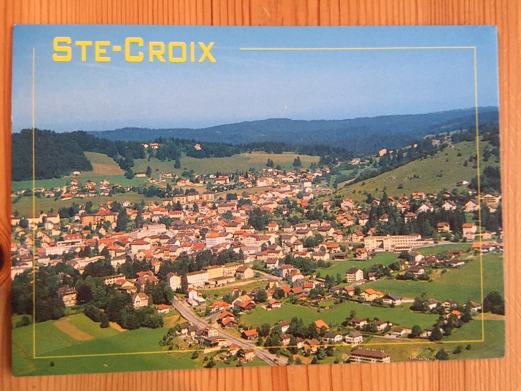 Ansichtskarten: Ste-Croix  - AK 1995 – Gebraucht aus Oberuzwil von Henri09