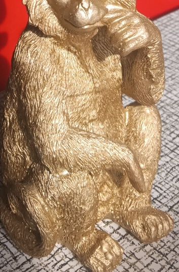 Tutte le decorazioni: Goldener Deko-Affe -Kerzenstaender  Dekoration – Nuovo (secondo la descrizione) da Basel venduto da STrudi_9qvp