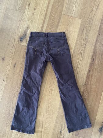 Brown bell bottom jeans