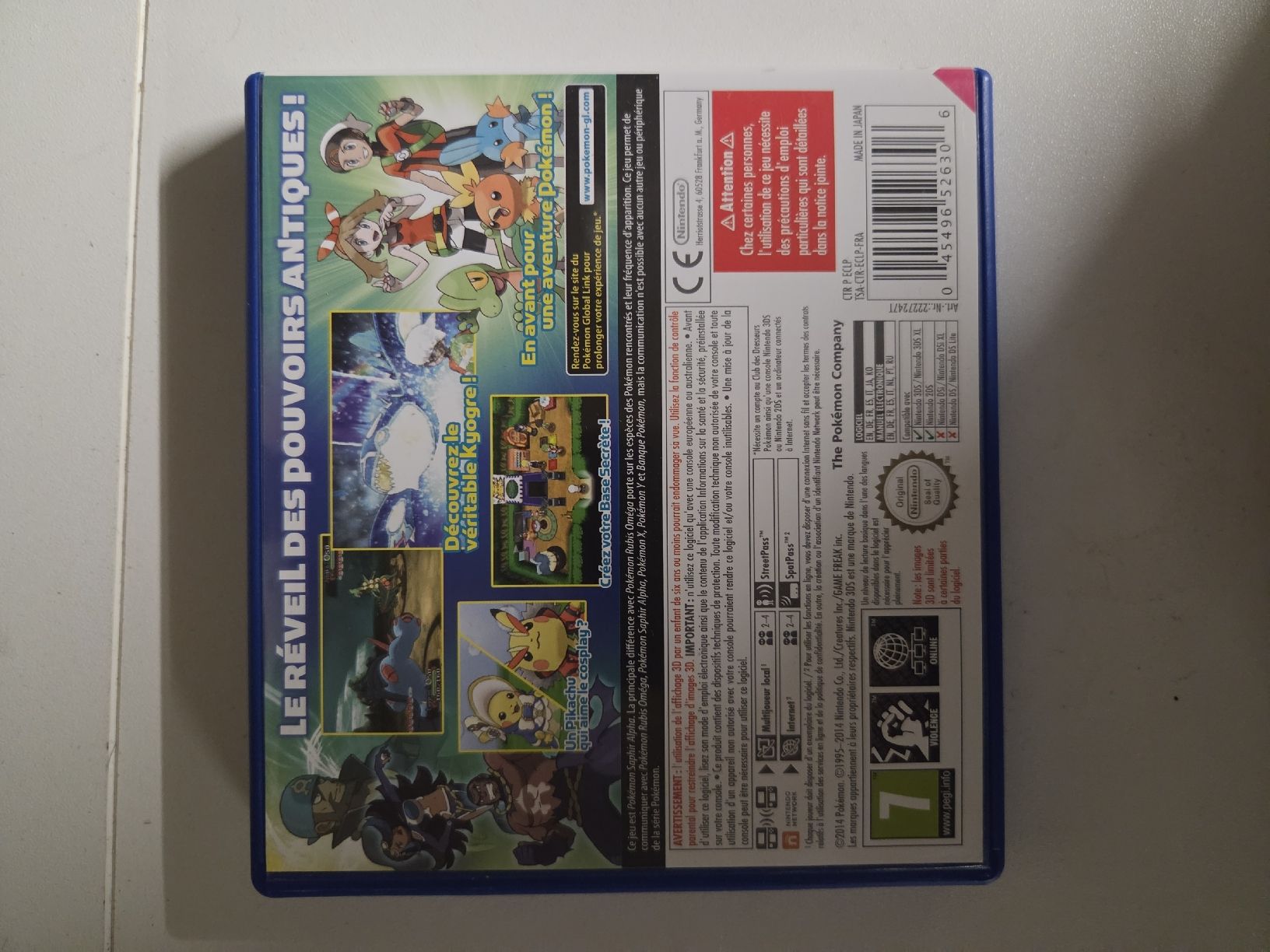 pokemon saphirre boite vide (D'occasion) à Villeneuve VD pour CHF 30 ...