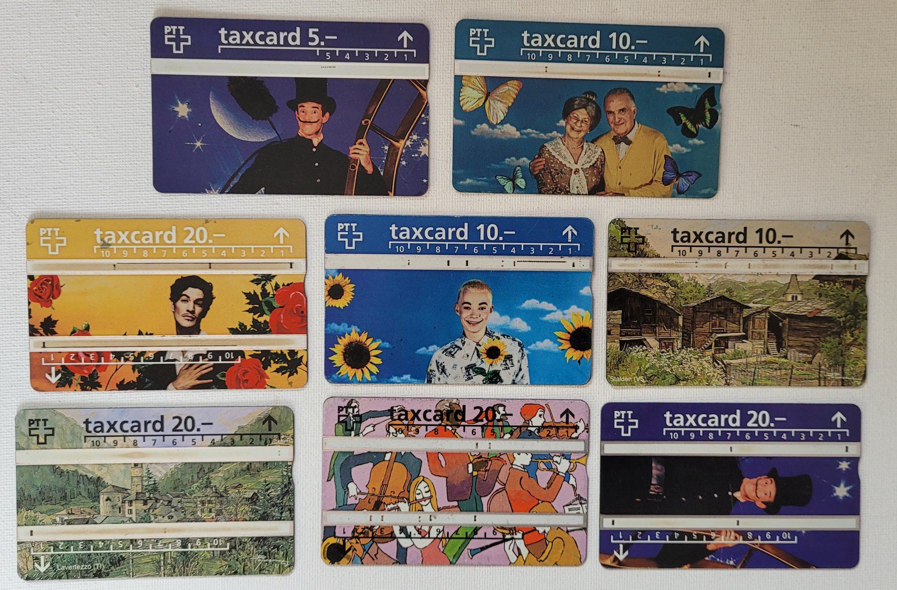 Schede telefoniche: 8 TAXCARDS PTT – Usato da Neftenbach venduto da Mador6
