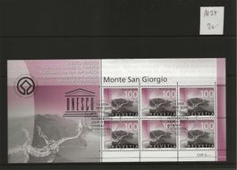 timbre 1137 feuillet de 6 timbres