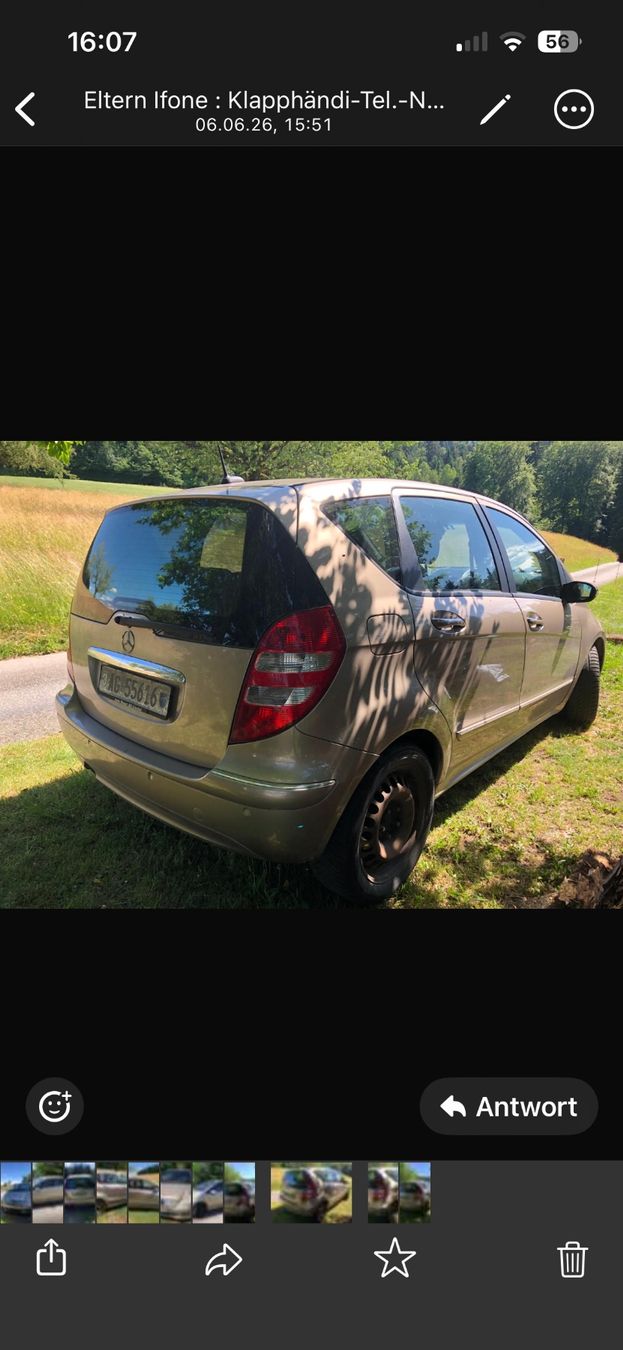 Mercedes-Benz Automobili: Mercedes Benz A200 CDI. Bj.2005 – Usato da Dürrenäsch venduto da ree_7jtg