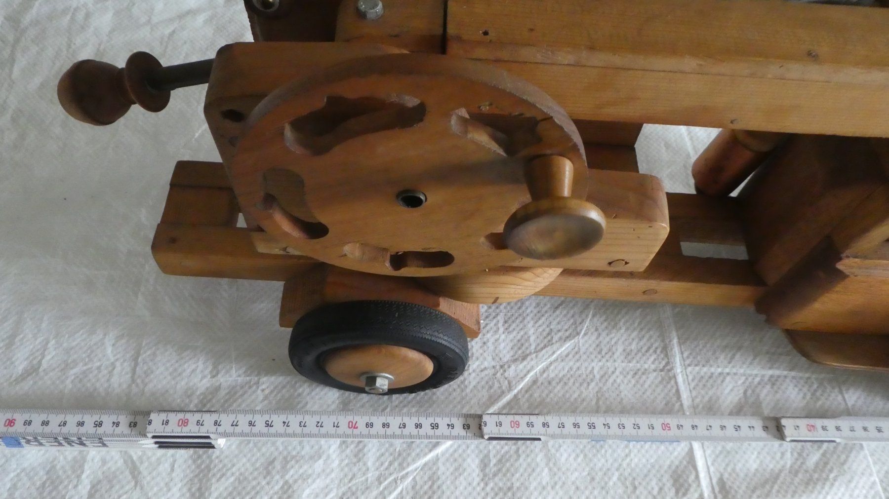 Giocattoli: Holzspielzeug, Kranwagen. – Nuovo (secondo la descrizione) da Diessenhofen venduto da Hundeseele 7