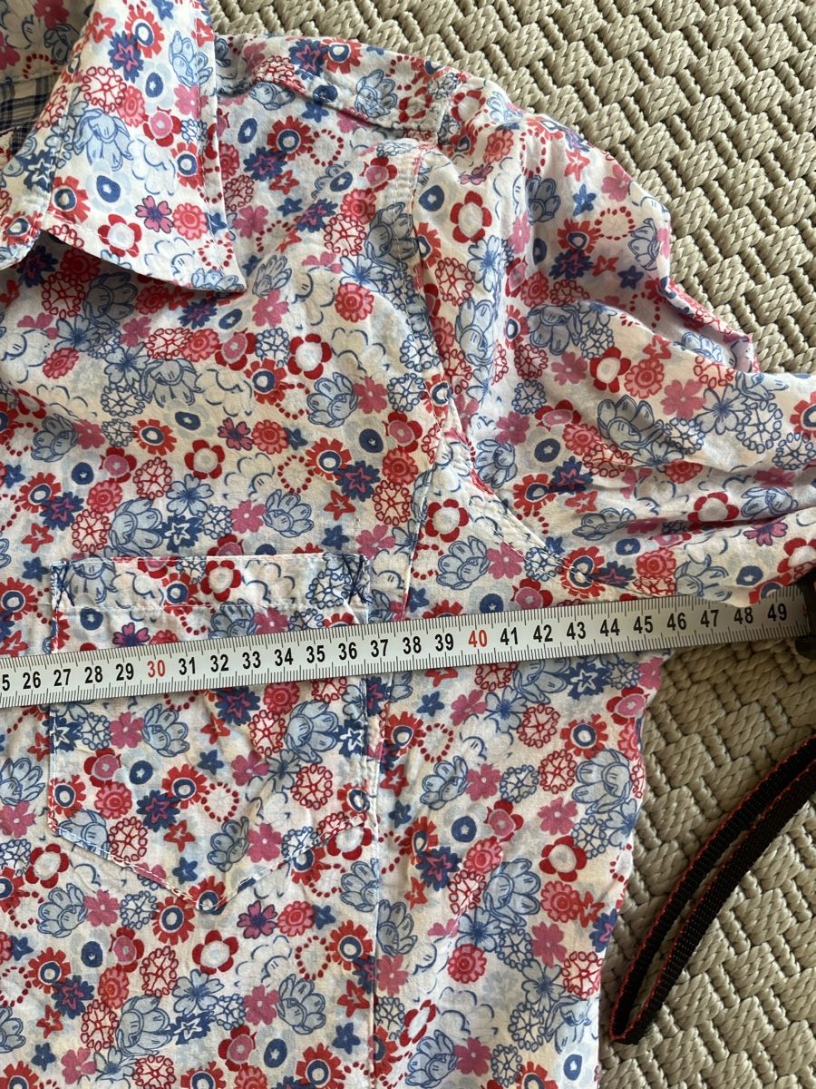 Emily van den Bergh Camicette: Bluse mit Blumenmuster, Emily van den Bergh, S/M – Usato da Solothurn venduto da Bobesch08 6