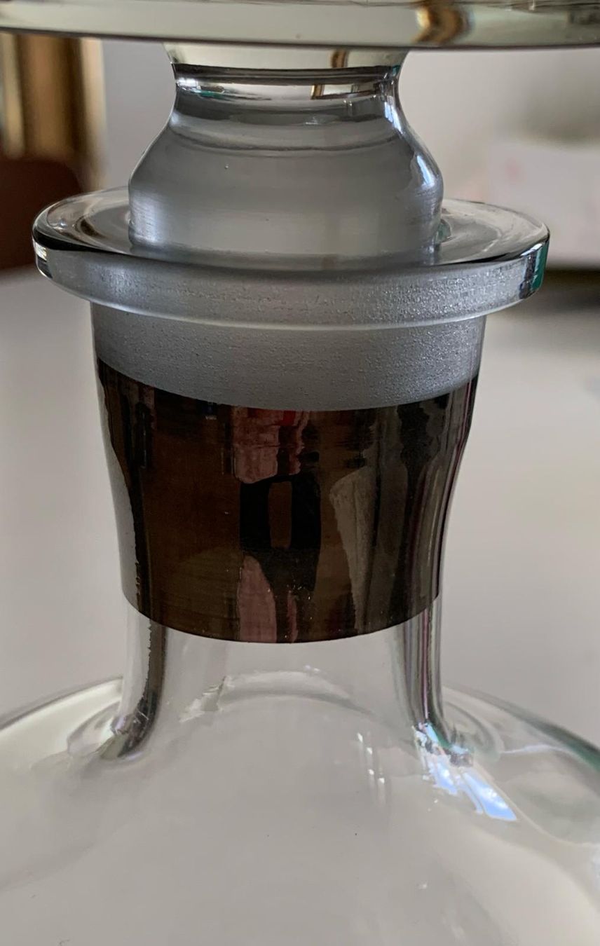 Caraffe: Kristall Glaskaraffe Whisky Karaffe  – Usato da Basel venduto da Jcva 5