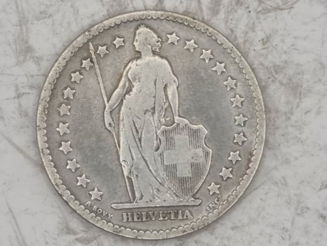 Tutti le monete: 2 FR 1874 erste Jahr – Usato da Bure venduto da chap981 1