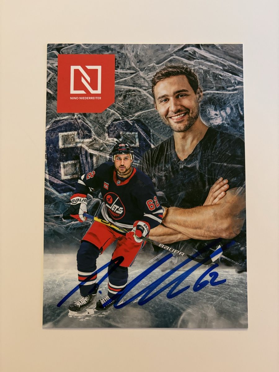 Autografi: Nino Niederreiter Original Autogramm – Usato da niederbipp venduto da LaHabana1