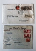 2 alte R-Briefe ITALIEN