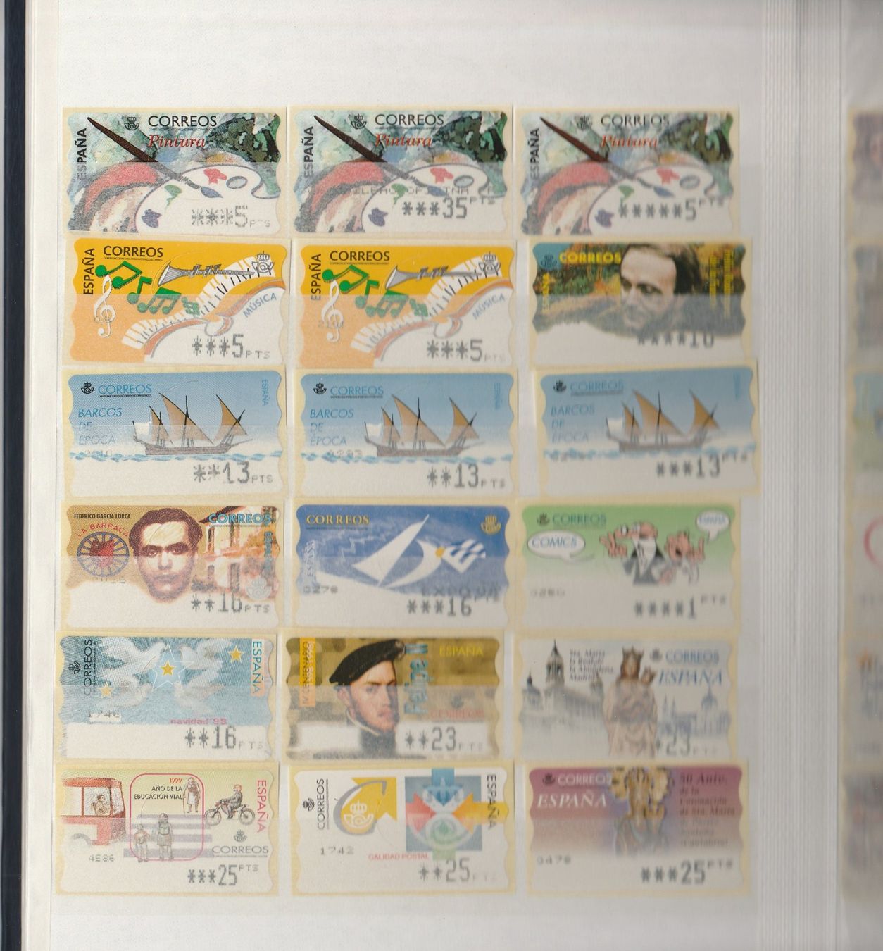 Alle Briefmarken: Automatenmarken von verschiedenen Ländern – Gebraucht aus Oberglatt ZH von Wiedmi6 8