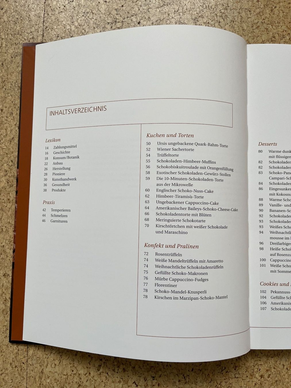 Bücher: Buch gebunden "Chocolat", Zogbaum / Beckmann / Bischler – Gebraucht aus Grosswangen von Vita500 5