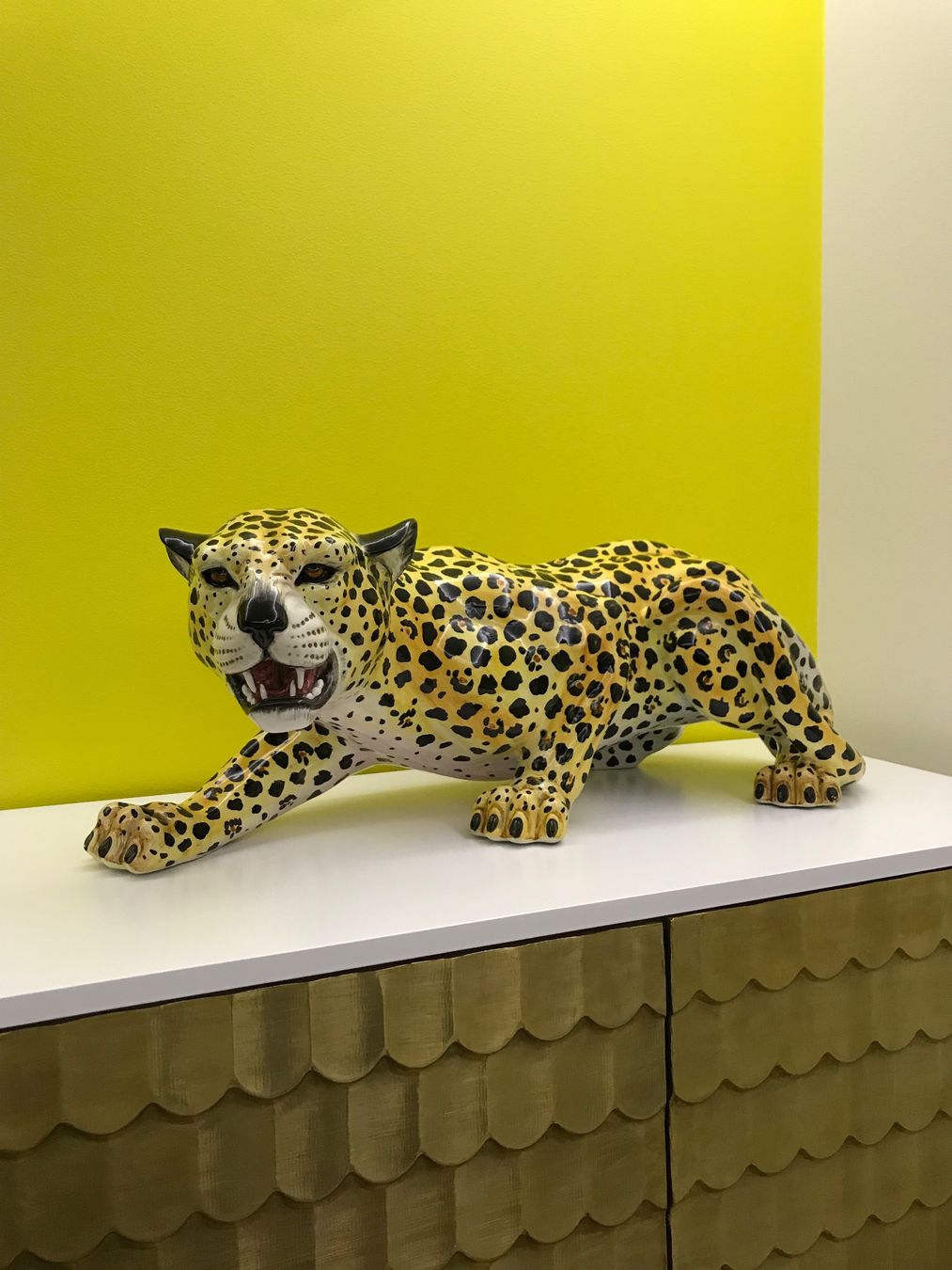 Sculture & Statue: CERAMIQUE VINTAGE LÉOPARD ITALIE – Usato da Fully venduto da Gaga1990