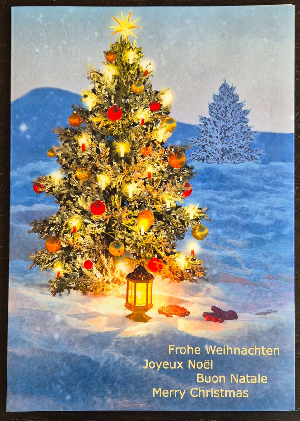 Tutti i francobolli: Weihnachtskarten mit Briefmarkenblock 2009 + 2011 – Usato da Buus venduto da papillon098 3