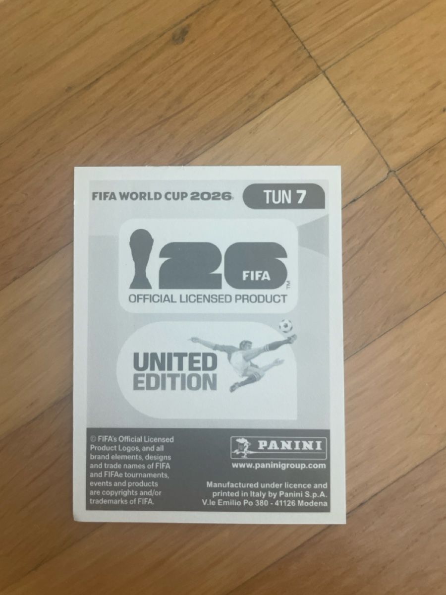 Panini Carte collezionabili:  Panini WM 2026 TUN 7 – Nuovo e nell'imballaggio originale da Fällanden venduto da Permarco 1