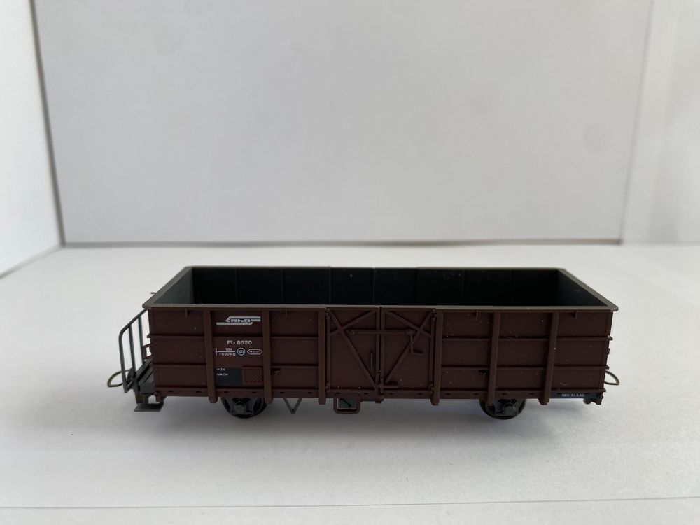 Wagon BEMO 2255 110/111 Stahlwand Mit Kohle Ladung - H0m (1:87) - Occasion