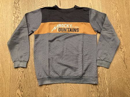 Sweatshirt grau/hellbraun 176