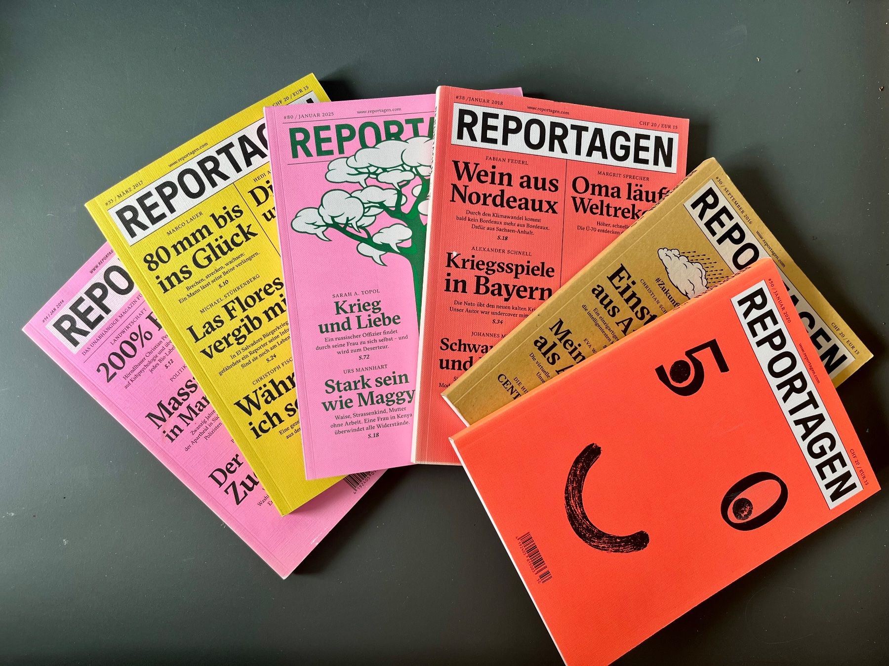 Zeitschriften & Magazine: Reportagen - mindestens 40 Ausgaben – Gebraucht aus Zürich von knubistar 1
