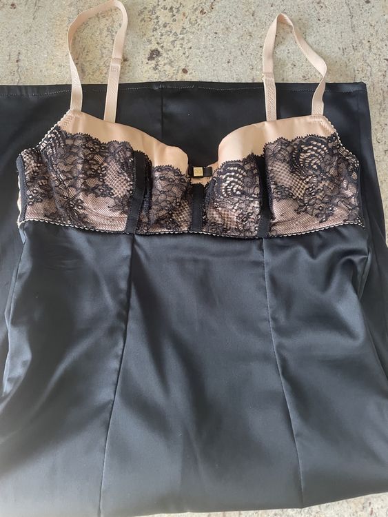 Robe Logo Dolce & Gabbana Pour Fille 9-10 Ans - Noir Et Blanc, Jersey Coton, Occasion Très Bon état