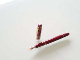 Ancien stylo plume Montblanc avec bec en or 14K
