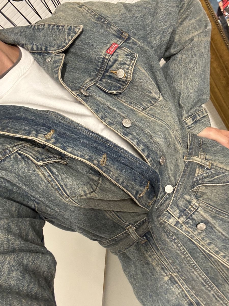 Cappotti: Flash Lights Denim Mantel – Usato da Obfelden venduto da tan_9lj9