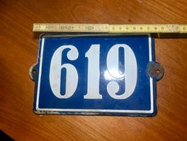 ALTE Email Hausnummer 619 emaille
