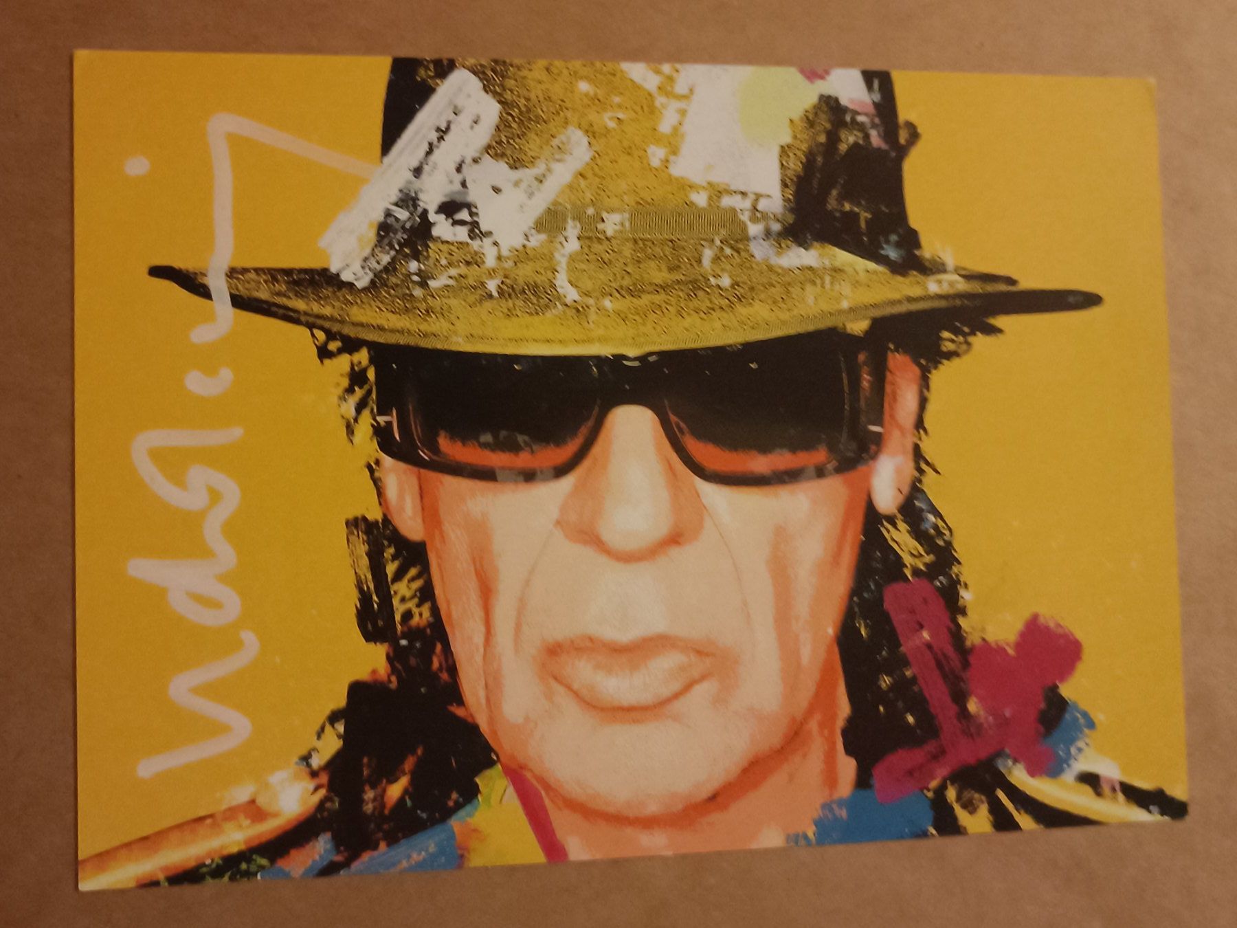 Autografi: Udo Lindenberg -  handsigniert – Usato da Menziken venduto da Artographs
