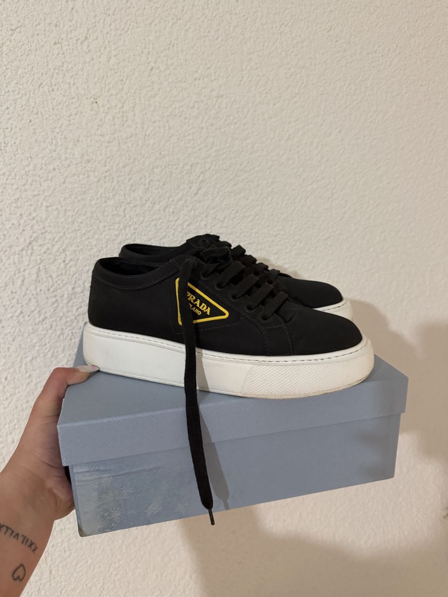Prada Scarpe da donna: Prada Sneakers, Schwarz, Grösse 39.5,Original – Usato da Oberglatt ZH venduto da ali_l77m 1