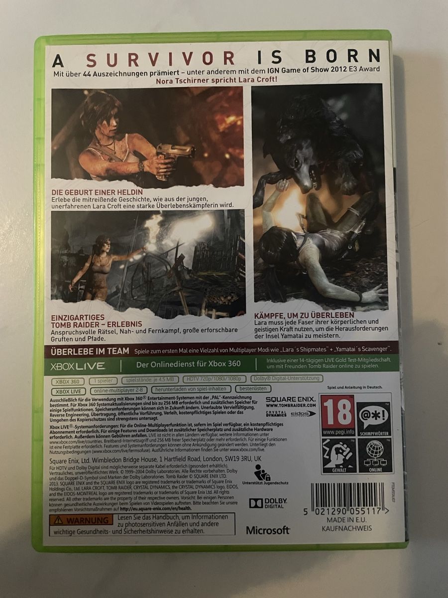 Spiele: Tomb Raider Xbox 360 Spiel  – Gebraucht aus Grenchen von sabi.sk92 1