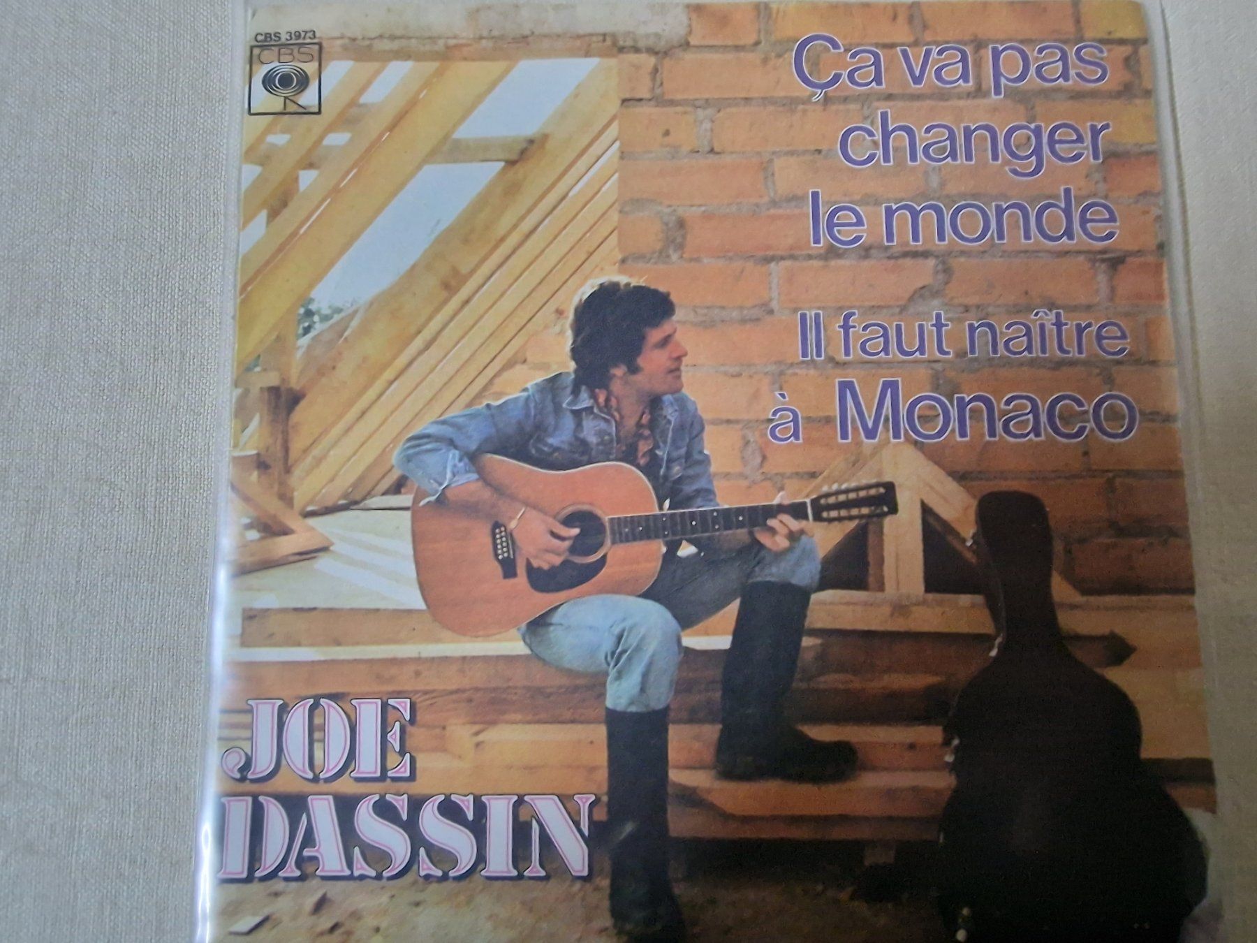 Dischi in vinile: Joe Dassin Single – Ça Va Pas Changer Le Monde – Usato da Root venduto da atelier22