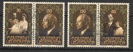 Liechtenstein Serie Z18 - Z19 Vollstempel Vaduz 31.12.2001