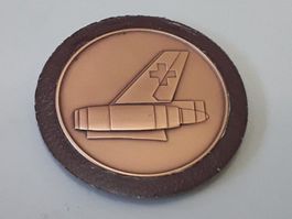 SWISSAIR ___ Bronze Medaille __  50 Jahre Swissair 1931-1981