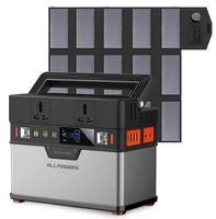 Tragbare Powerstation Solar Panel mit Powerbank Akku 288Wh
