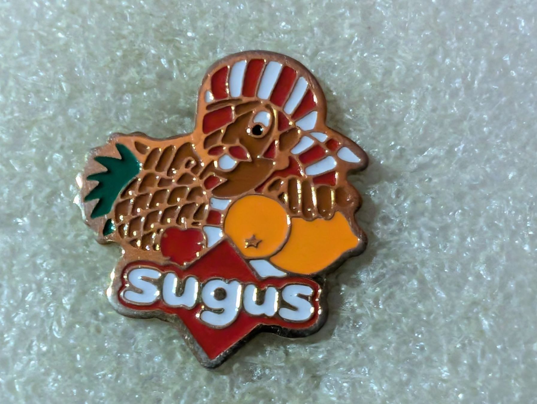 Placchette & Badge: Ansteckpin 134: Sugus – Usato da Oppligen venduto da Pin-Fall-Shop