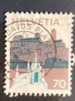 Schweiz 1976 Landschaften 70 Vollstempel DAVOS PLATZ 16.9.76