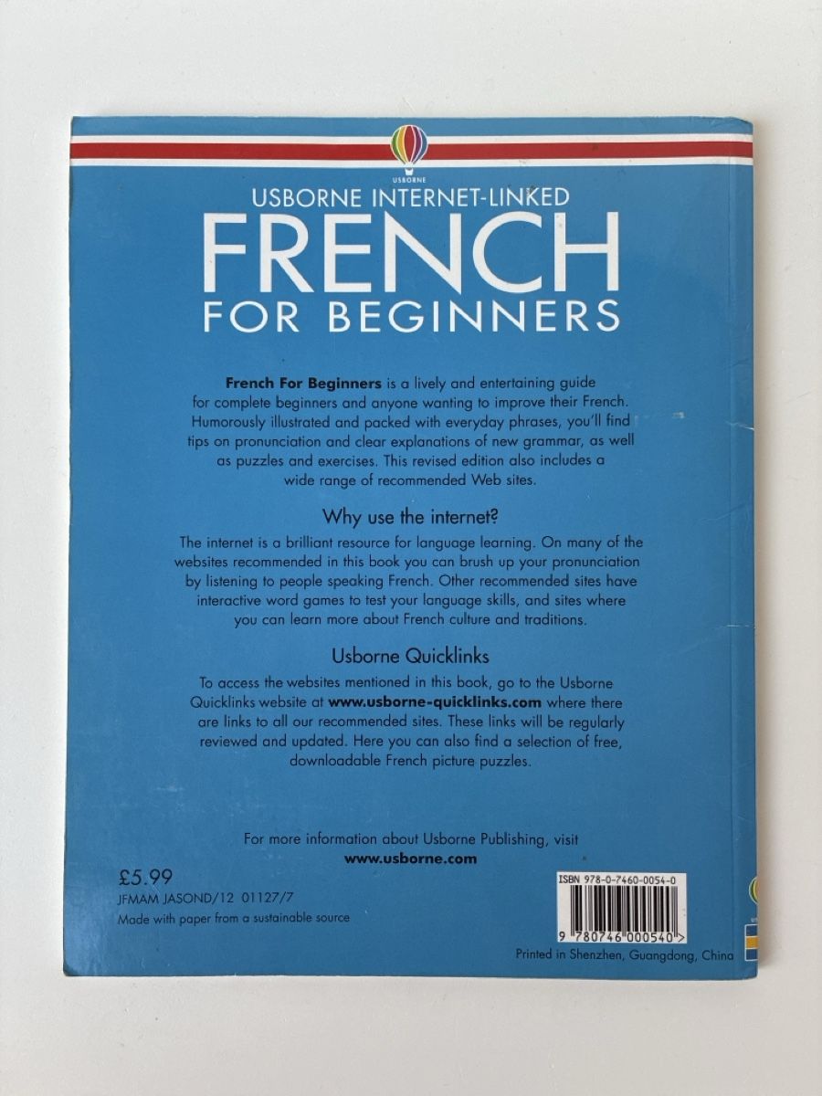 Libri: French for Beginners - Usborne – Usato da Lucens venduto da metaD 1