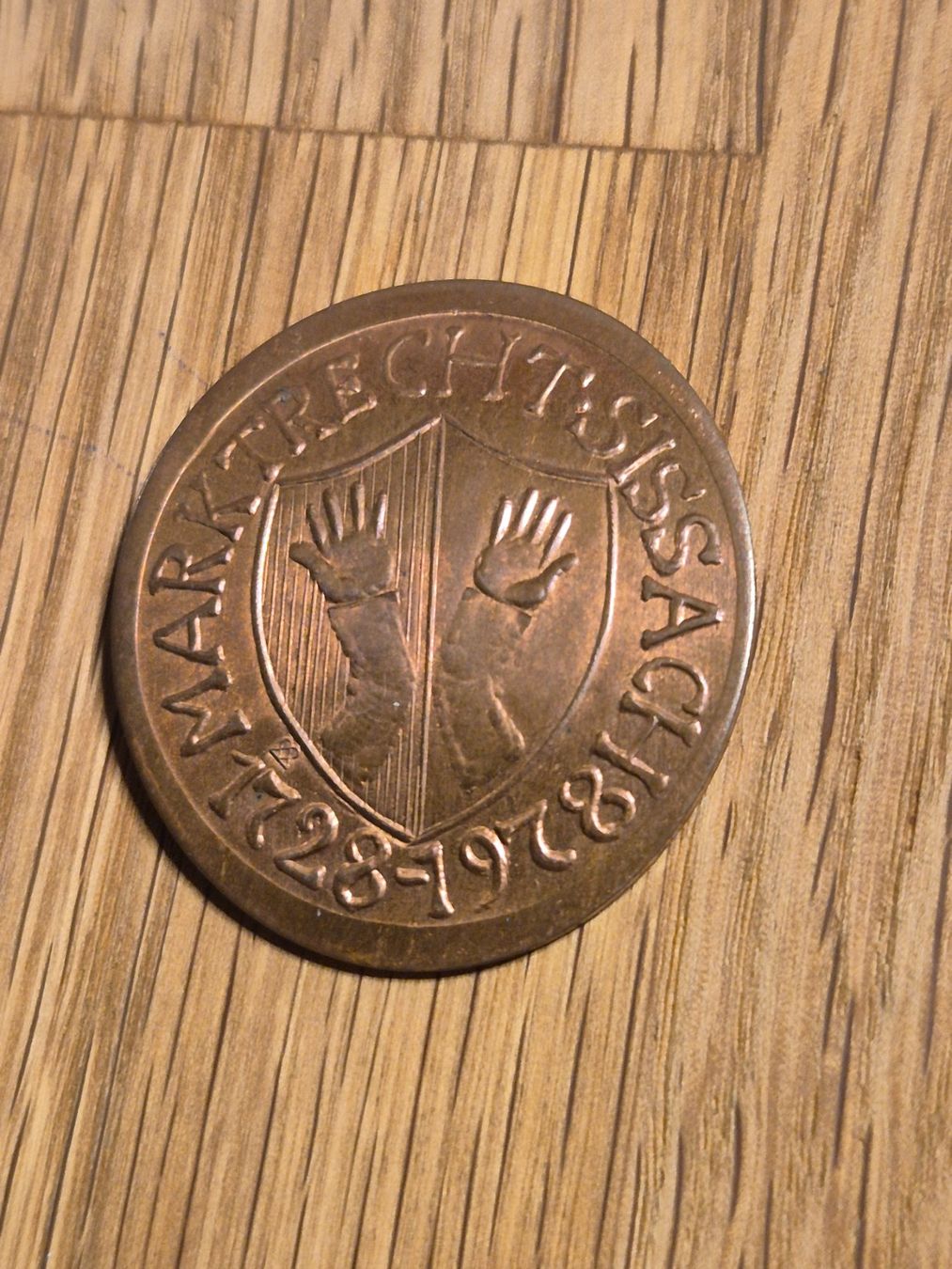 Medaillen: Fässler Medaille - Sissach 1978 - Kupfer – Gebraucht aus Mels von Goldenfalcon