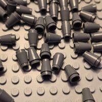 Lego 57x Kegel (4589) dunkelgrau