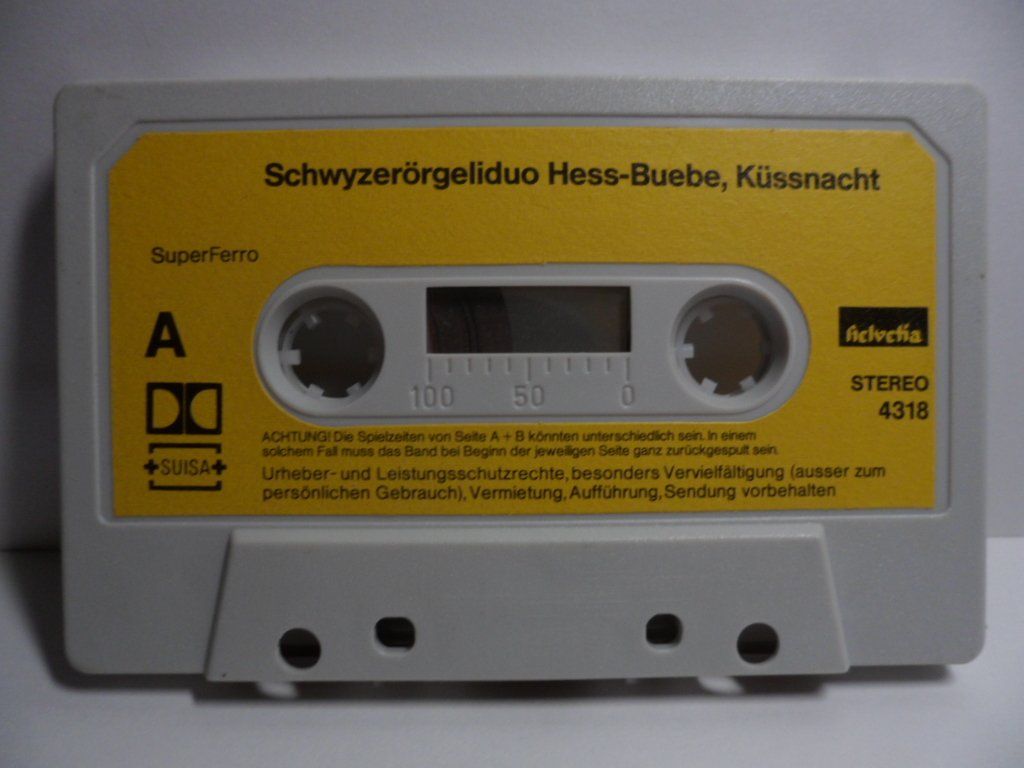 Kompaktkassetten: Schwyzerörgeliduo   HESS BUEBE  Küssnacht – Gebraucht aus Langnau i. E. von gf2_29jt 3