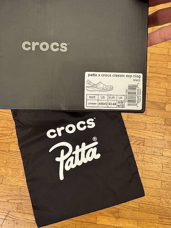 Scarpe da uomo: Patta x Crocs Classic EXP Clog Black  – Nuovo e nell'imballaggio originale da La Plaine venduto da Swizzplug 4