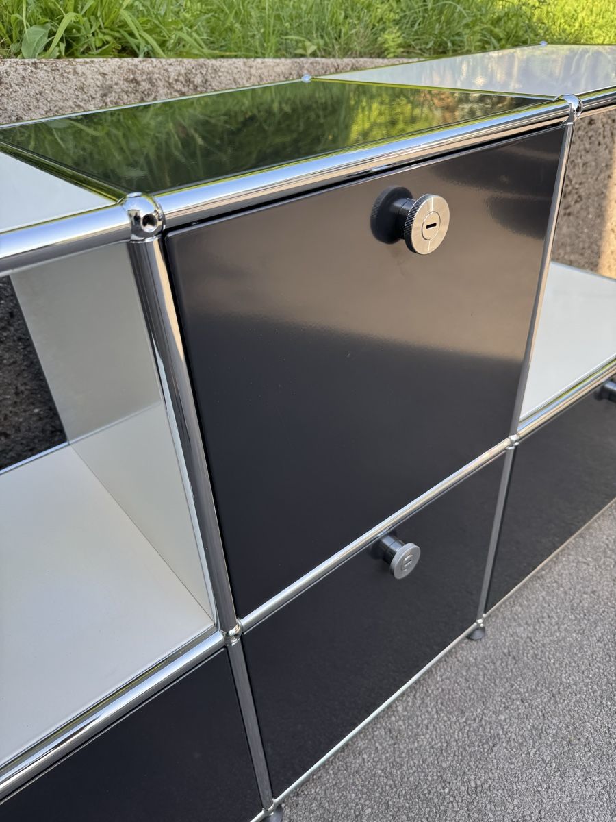 USM Cassettiere: USM Haller Sideboard schwarz/weiss – Usato da Rüti ZH venduto da ZdieKralle 8