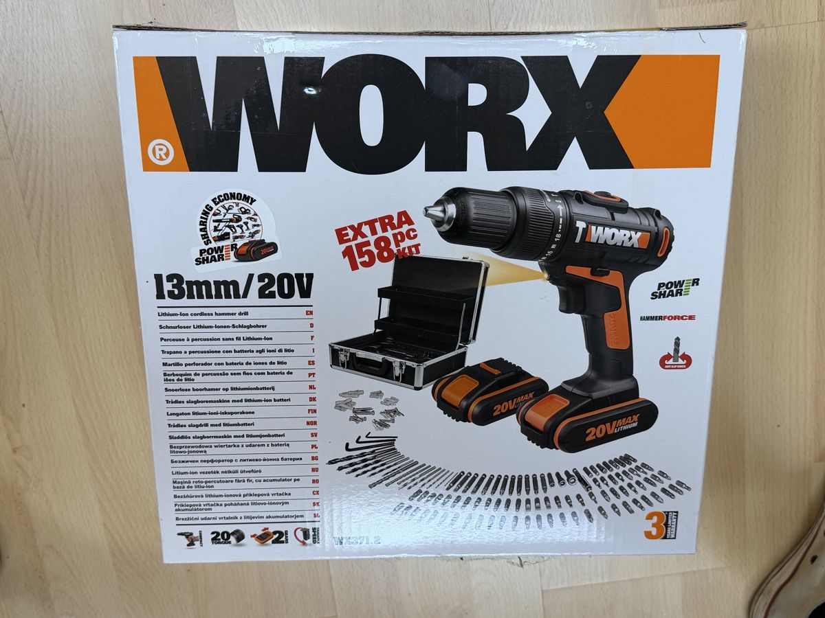 Worx Trapani: Schlagbohrer – Nuovo e nell'imballaggio originale da Schüpfheim venduto da tol_swe