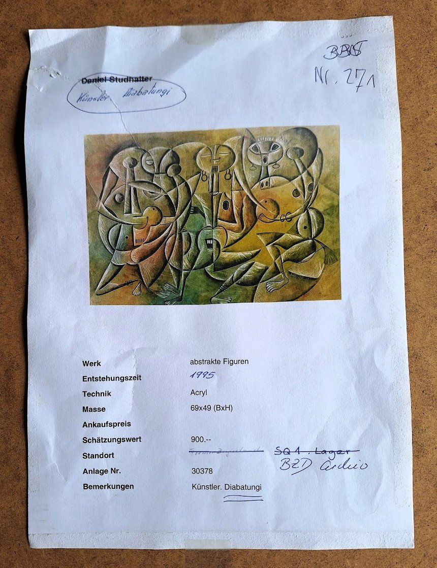 Foto & Immagini: Bild von Diabatungi 95 Moderne Kunst, – Usato da Alpnach Dorf venduto da MZ001 6