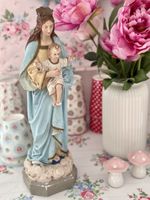 Heiligenfigur Madonna Marienfigur Brocante Vintage JDL