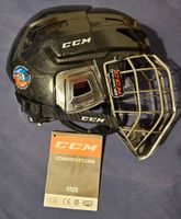 CCM FL90 Eishockeyhelm Combo, Schwarz, Grösse M